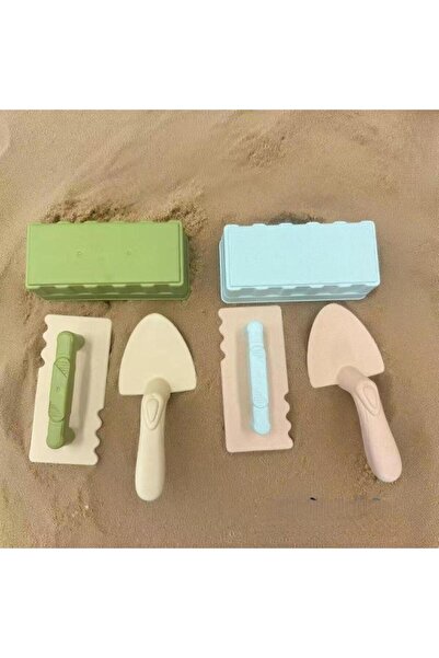 Choice 1SET RANDOM COLOR SXH 3Pcs Shovel Sandbox Castle Building Sand Brick W...