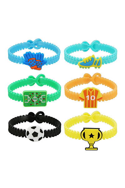 choice2 30PCS 10-30Pcs Cartoon Football Theme Bracelet for Birthday Wedding F...