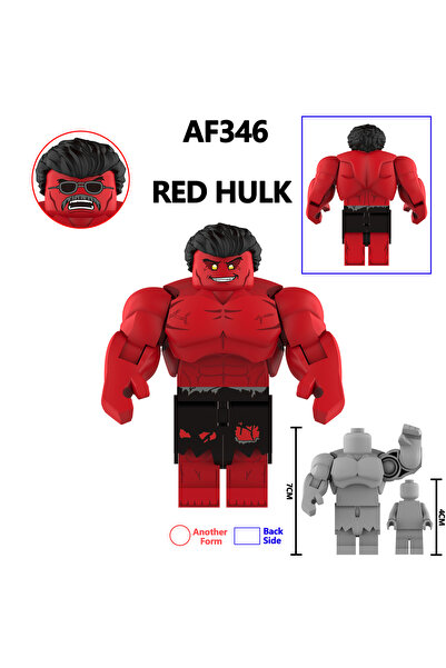 Choice AF346 2025 New AF345 Hot Movie Hulk Hero Character Building Blocks Toy...