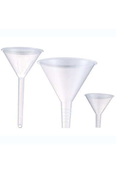 Choice1 1Pc-50mm 1/3Pcs Reusable Clear Plastic Funnel Set Lab PP Funnels Kitc...
