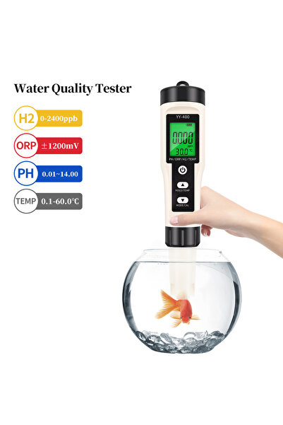 Choice H2 ORP PH Temp Hydrogen Water Tester Monitor H2 PH ORP TEMP Meter 4 in...