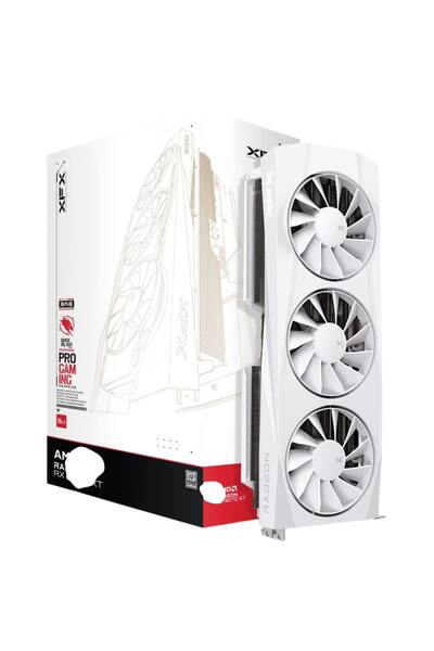 XFX Κάρτα γραφικών Quicksilver AMD Radeon RX 9070XT White Gaming Edition, 16G...