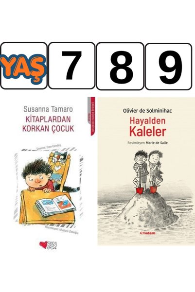Tudem Can Yayınları Kitaplardan Korkan Çocuk - Tudem Hayalden Kaleler 1.2.3.S...