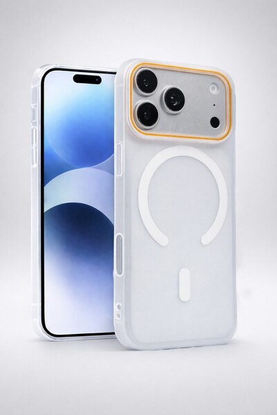 Vissona iPhone 17 Pro Max Kılıf – MagSafe Uyumlu – Mat Sert Arka Kapak Telefo...