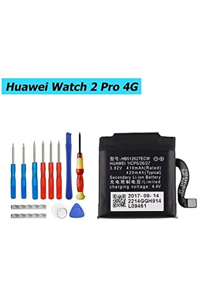 senalstore açık Huawei Watch 2, Watch 2 Pro, Watch GT+ saat pili HB512627ECW ...
