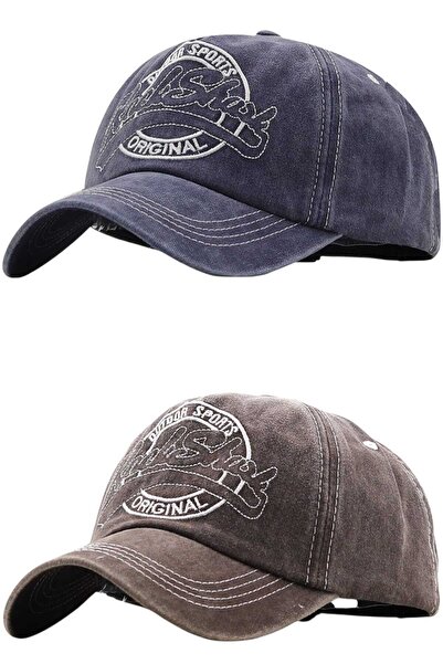Uniquetrenders Unisex Vintage Rock Shark Κεντημένο Ρυθμιζόμενο Καπέλο Μπέιζμπ...