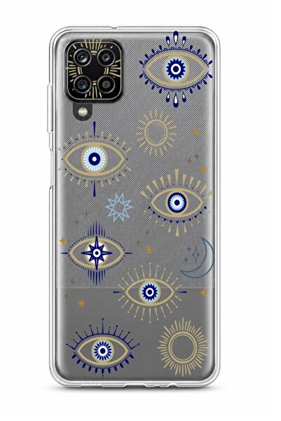 3GEN CASE Samsung Galaxy A22-M22-M32 Uyumlu Lüx Desenli Şeffaf Silikon Kılıf