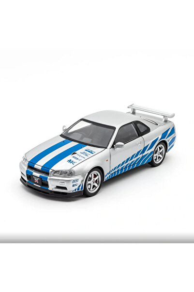 HOBBİEZ WORLD 1:24 Nissan Skyline GT-R R34 Liberty Walk - 1901-410A Detaylı Ü...