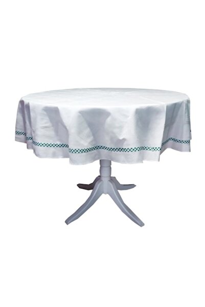 Casa Bucuriei Oval Tablecloth, 140 x 240 cm, Casa Bucuriei, model paspoal, wh...