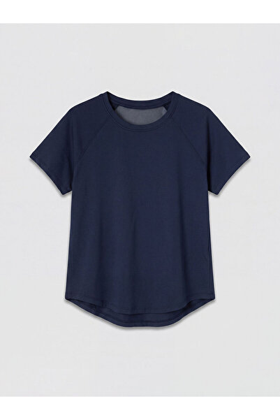 LC Waikiki Koor Sport Navy Blue Crew Neck Women's Sports T-Shirt