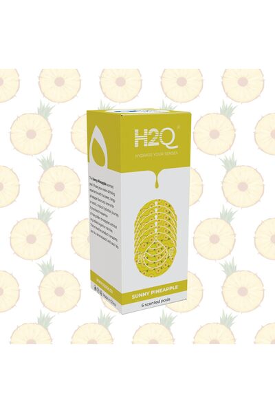 H2Q Flavor Scented Pods, 6-Pack, Refill Pods for Water Bottles, Sugar-Free, 0 Calorie, Air-Scent Hydration, Compatible with all Bottle Types, for Kids & Adults