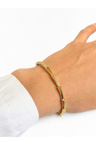 Ressia Zircon Stone Ivy Sparkle Model Bracelet