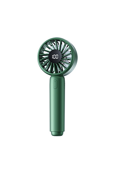Techsuit Mini ventilator portabil de mână (CT-110) - cu afișaj digital LED, r...