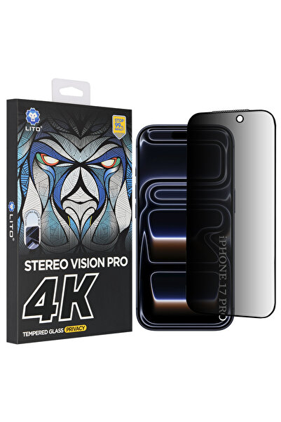 Lito Защитно фолио за iPhone 17 Pro, за поверителност, черно