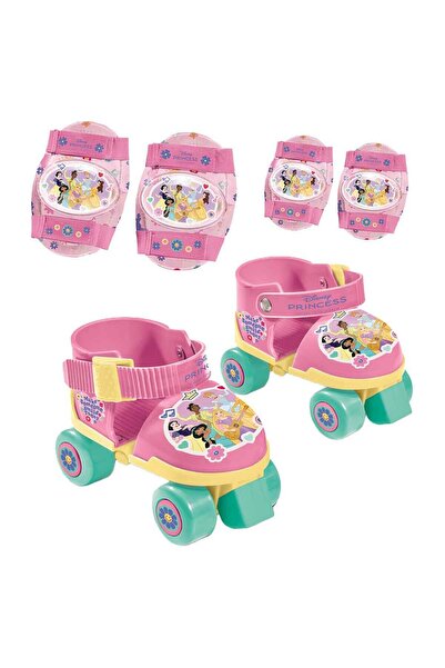 Mondo Sports Disney Princesses 4-Wheel Adjustable Roller Skates Set with Bag