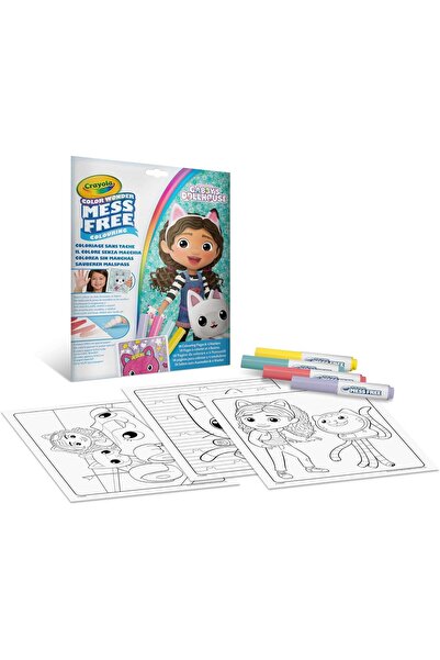 Crayola مجموعة تلوين بيت الدمى كولور ووندر - تحتوي على 18 صفحة تلوين و4 أقلام...