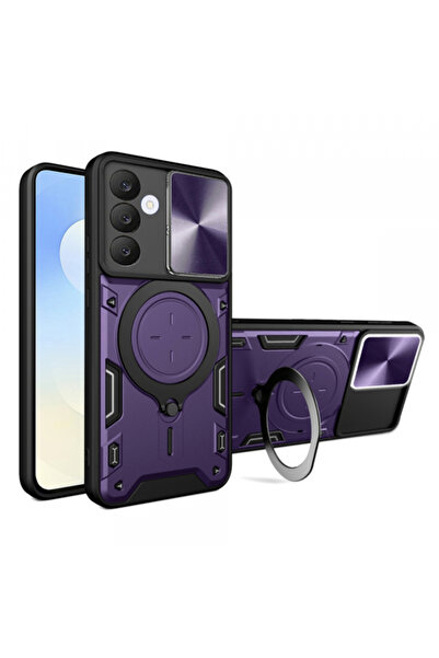 Techsuit Husa pentru Samsung Galaxy S25 FE, Techsuit, CamGuard Pro, Mov