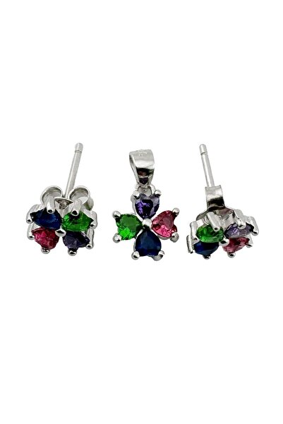 Vader Set Cercei si Pandantiv din Argint 925, Jolie Silver, pentru Dama, Mode...