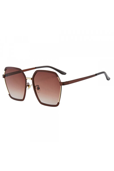 Techsuit Women's Sunglasses 191, Polarized, UV Protection, Brown