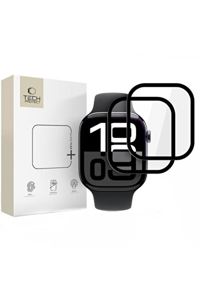 Tech-Protect Folie de protecție Flex+ pentru Apple Watch 46mm Series, Set 2 b...