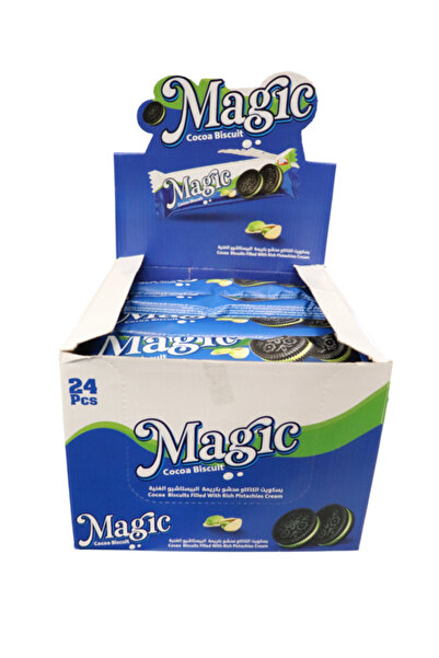 Magic Μπισκότα με κρέμα φυστικιού, κουτί 24 τεμ. x 65γρ.