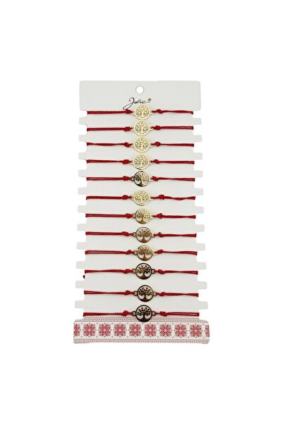 OEM Delicate March 1st Martisor Bracelet for Women, Gold-Plated Stainless Ste...