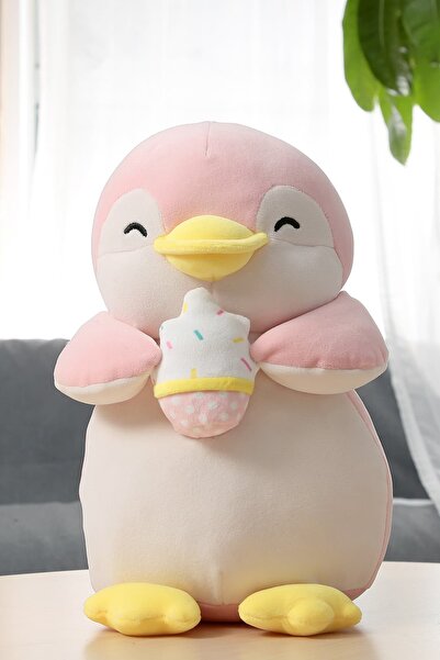 Miniso Lisanslı Penguen Peluş Oyuncak Pastel Tonlar – Yumuşak Uyku Arkadaşı 2...