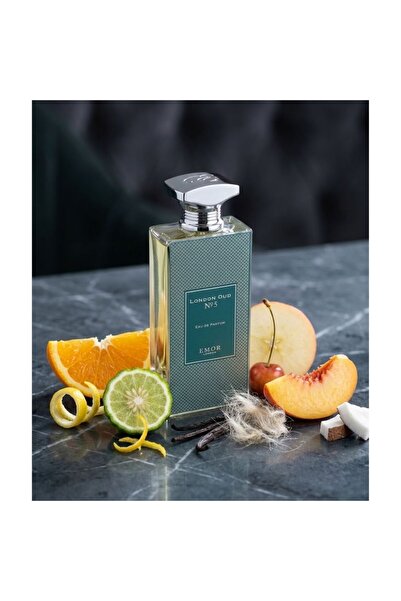 Emor London London Oud No. 5 Eau De Parfum 125ml Long Lasting Amber Vanilla Unisex Perfume with Fruity Notes