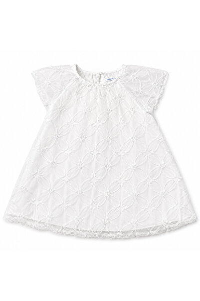 MAYORAL Baby Girl Brode A-Line Dress Ecru L25Y1982