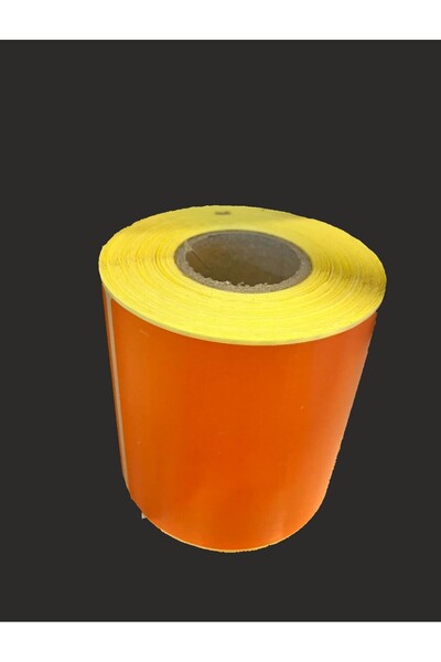 100x200mm TERMAL ETİKET TURUNCU 10 RULO (RULOLAR 225 Lİ ADET)