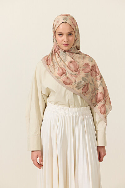 cs camellia scarf Σάλι Tulip Kraş - Καμηλό