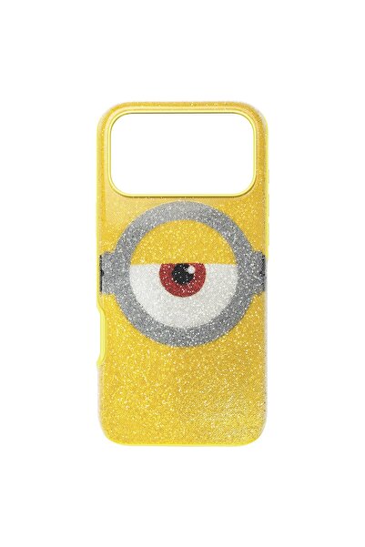 Swarovski High Akıllı Telefon Kılıfı Minyonlar Iphone 17 Pro Max Sarı