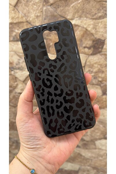 Vip Case Redmi 9 Uyumlu Leopar Desenli Silikon Darbe Emici Klasik Korumalı Ru...