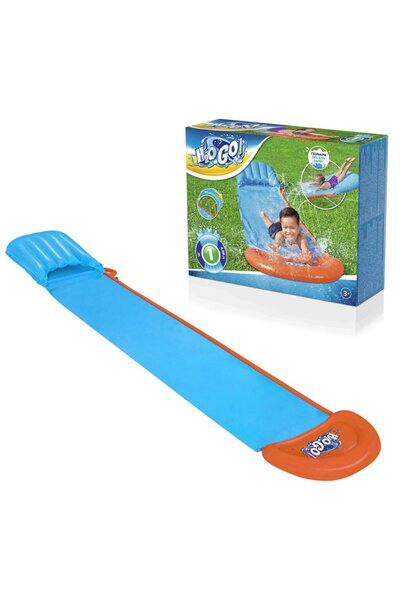 BESTWAY Tobogan cu apa pentru 1 persoana H2O GO Tsunami Splash Ramp Albastru,...