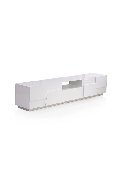 Midas Furniture WOODEN TV STAND WHITE
