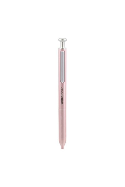 Writech W-0156 Metal Up Pembe Gövde 0,7mm Mavi Jel Kalem - 1 Adet