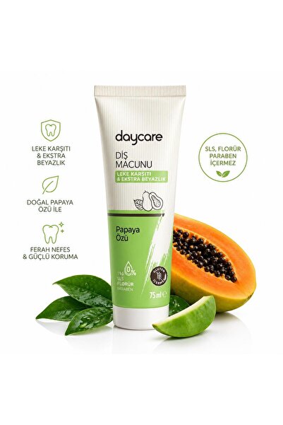 Daycare Papaya Özlü Glutensiz Diş Macunu