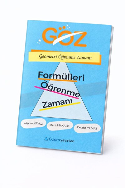 Üçlem Yayınları Geometri Formülleri Öğrenme Zamanı