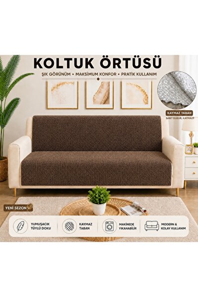 Moda miranda Kaymaz Koltuk Örtüsü – Yıkanabilir, Modern & Şık Tasarım