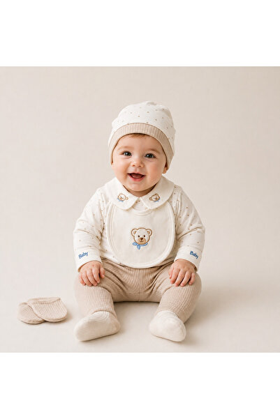cayzen Mini Teddy Bear Embroidered 5-Piece Hospital Discharge Set