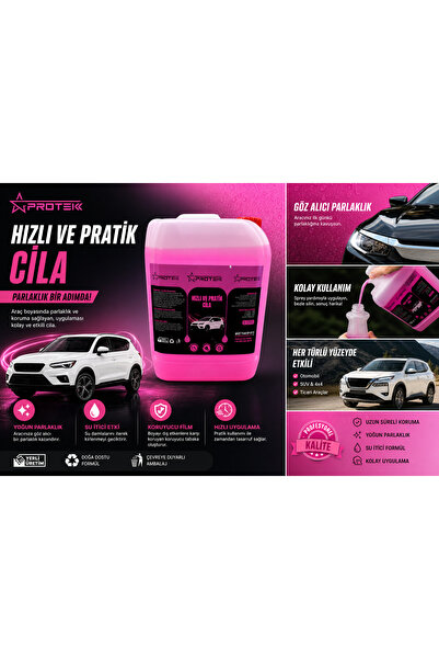 PROTEK HIZLI VE PRATİK CİLA 5000ML