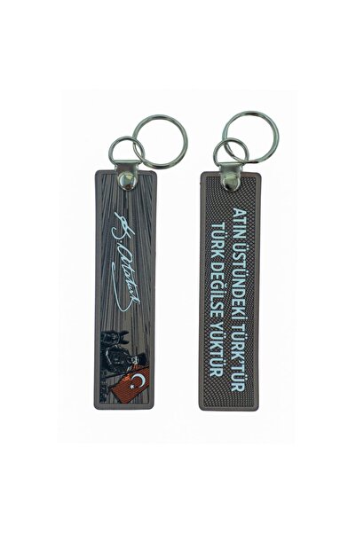 KORDAK Double-Sided Keychain - "The Turk on the Horse Is the Turk, if Not He ...