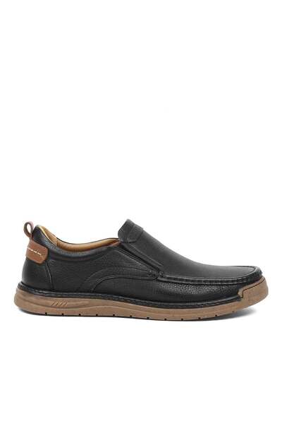 Celal Gültekin Erkek Siyah Deri Sneaker