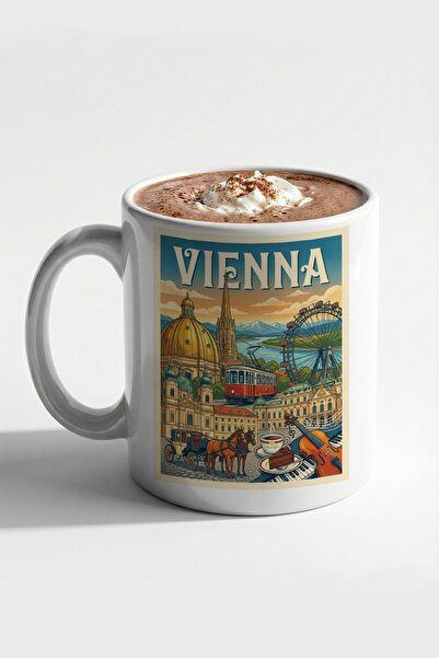 Kirbi Reklam Vienna - Viyana Şehir Kişiye Özel Çift Taraflı Baskılı Porselen ...