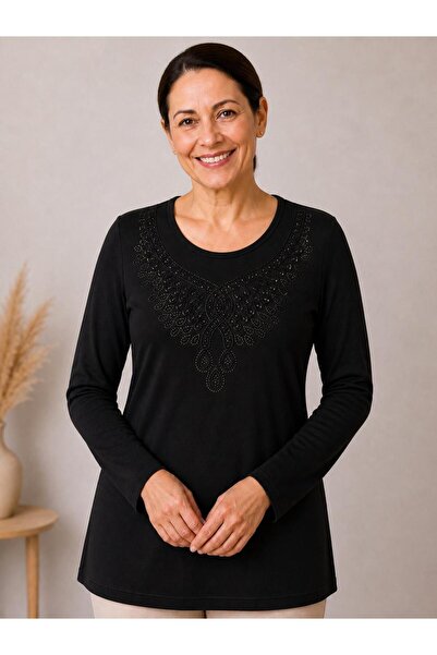 Kuraff Giyim Anne Stone-Detail Blazer Suitable for Daily Use