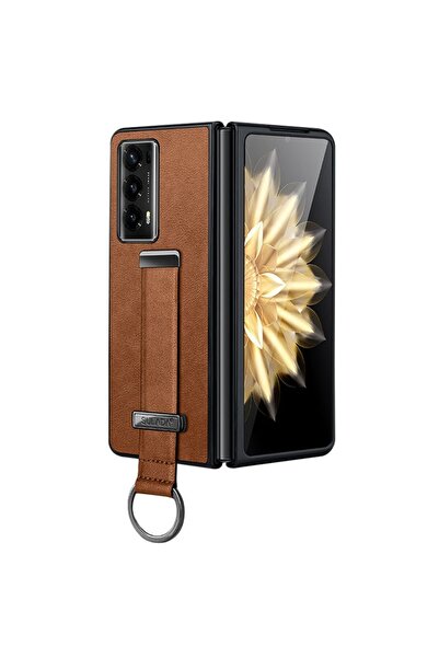 Sulada Fashion Series Θήκη με Βάση Στήριξης Brown (Honor Magic V2 5G)