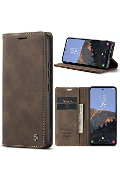 Caseme 013 Retro Θήκη Βιβλίο Coffee (Samsung Galaxy A54 5G)