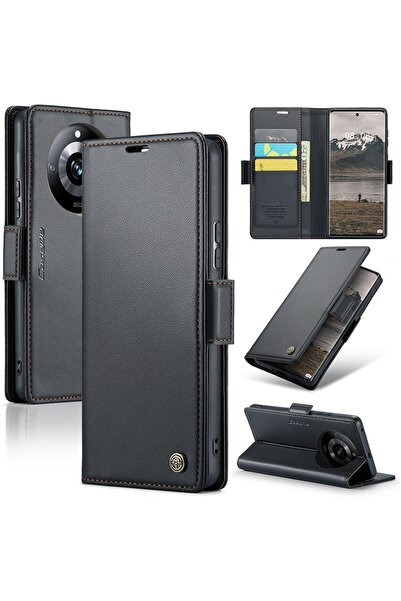 Caseme 023 Luminus Θήκη Πορτοφόλι Black (Realme 11 Pro 5G / 11 Pro Plus 5G)