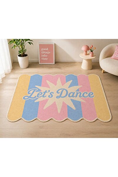 Rugs Modern Halı Aura Serisi – Retro Pastel Dans Enerjisi Dokuma Taban Dekora...