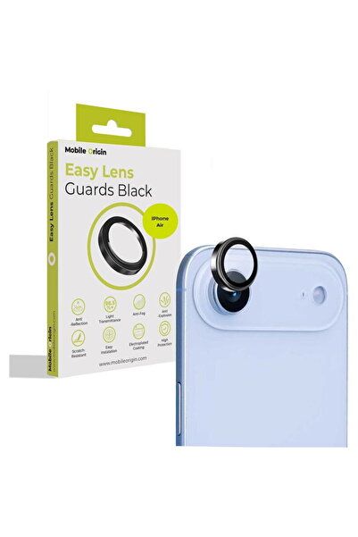 Mobile Origin Easy Lens Guards, black - iPhone Air